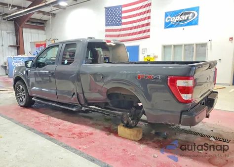 2021 Ford F150 Super Cab из США, поврежденный, VIN 1FTEX1EP2MFA83401